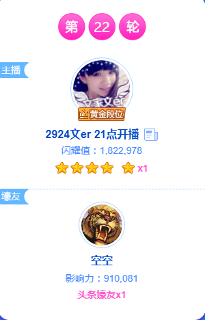 182万票！文儿再夺5星头条