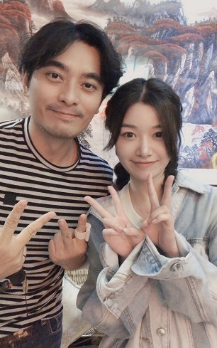 风小筝和大明星合影!