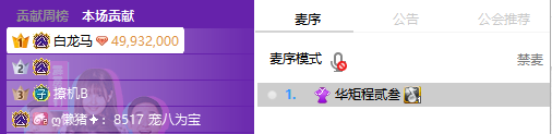 程贰叁获百万票,夺华矩第一!
