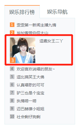 逗趣女王二丫获十三轮五星头条