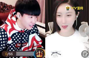 当帅哥韩安旭和美女小温妮玩乱斗
