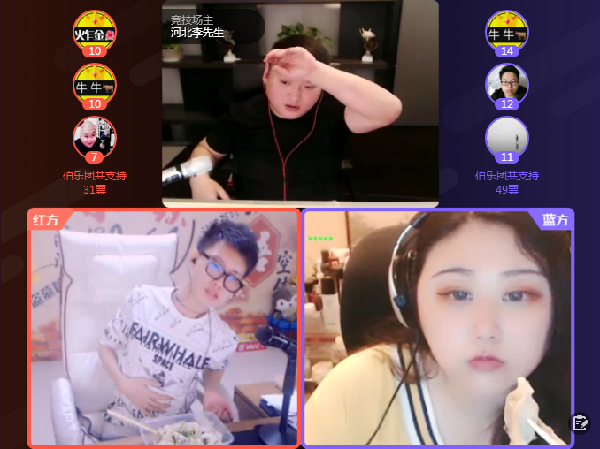 李先生喜获吃饺子大赛第一名!