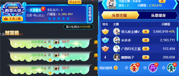 16位国王!米多多921万票战头条