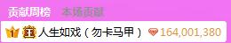 17万！人生哥占据曲宝榜首。