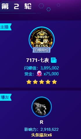 R哥与玄律豪刷,七夜勇夺5星头条