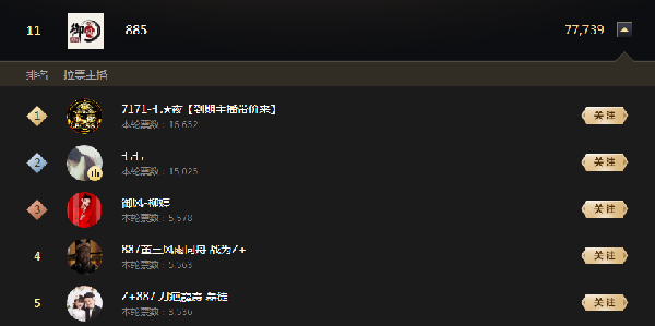 年度晋级赛首轮结束,御风晋级!