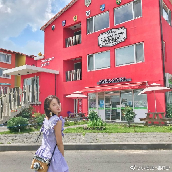 不一样的美!小潘潘现身韩国