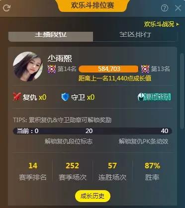 午夜女神雨熙欢乐斗连胜达57场