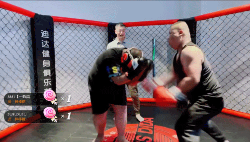 国威拳赛，小胖真功夫暴揍五花肉