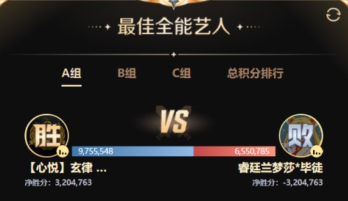 玄律975万票暴扣兰梦莎，拿2分