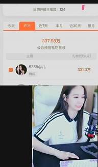 心儿一天收331万,震惊全YY!